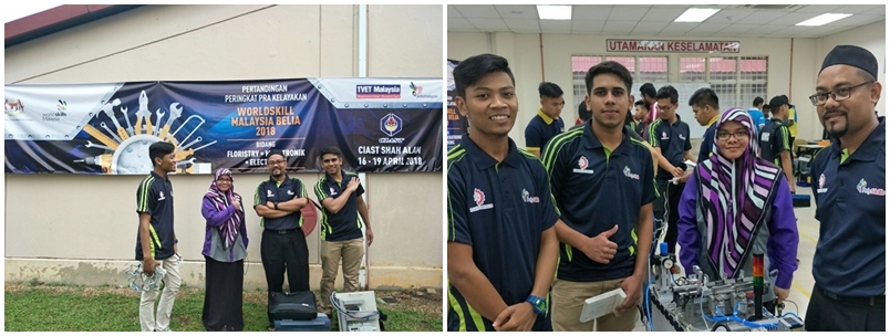 Pertandingan Pra Kelayakan Worldskills Malaysia Belia Bidang Mekatronik 2018 JKM PTSB 